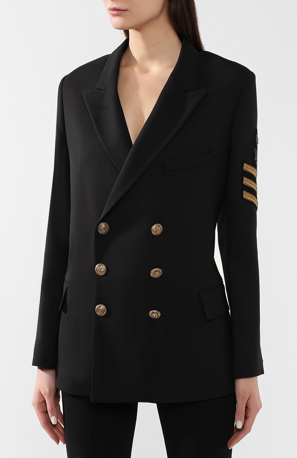 Жакет из шерсти и шелка RALPH LAUREN, арт. 290748120, фото 3