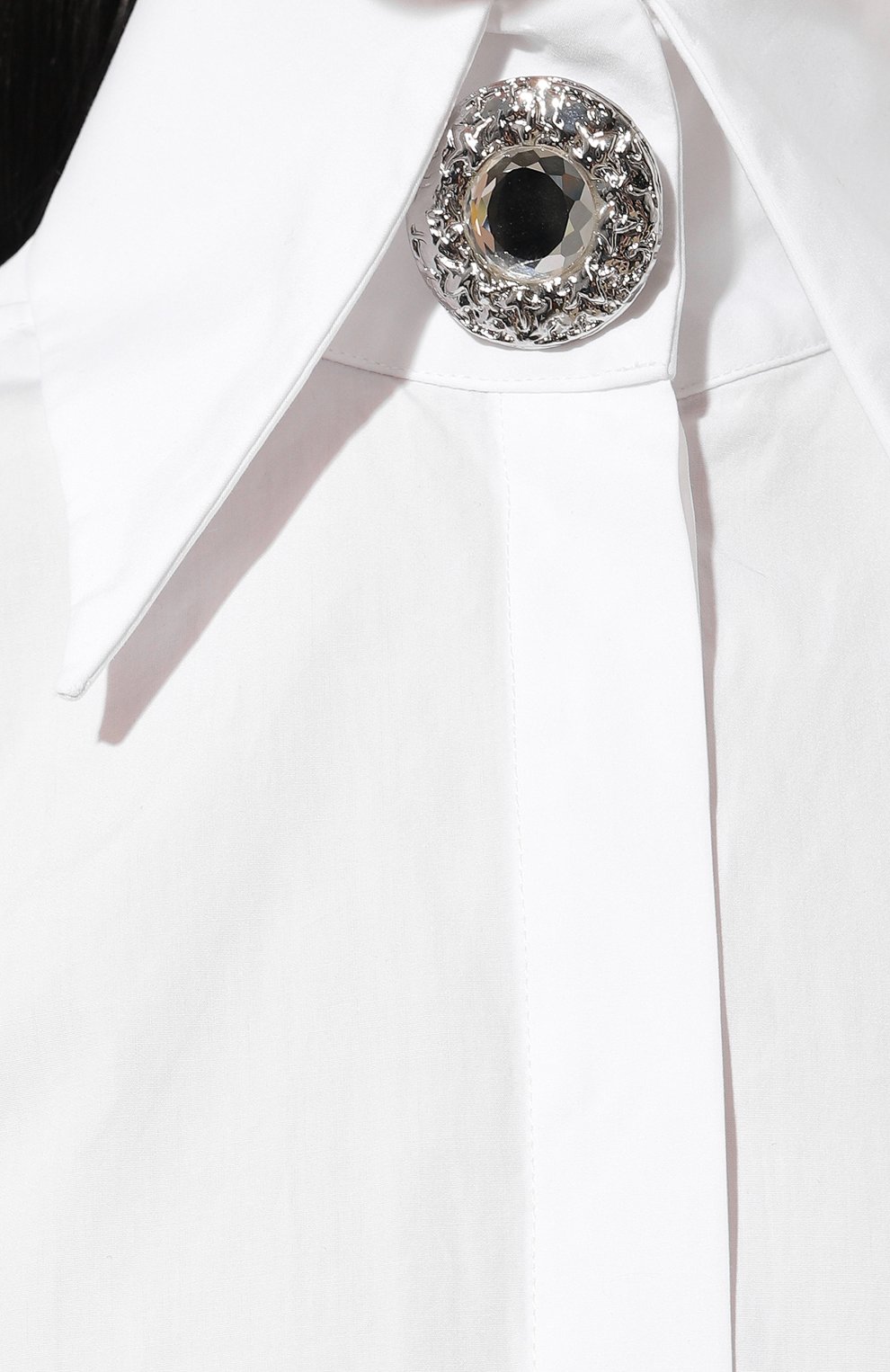 Хлопковая рубашка BALMAIN, арт. BF0HS291CE48, фото 5