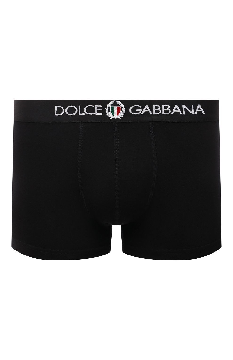 Хлопковые боксеры DOLCE & GABBANA черного цвета по цене 11600 руб., арт. M4C03J/FUECG, фото 1 Хлопковые боксеры DOLCE & GABBANA, арт. M4C03J/FUECG, фото 1