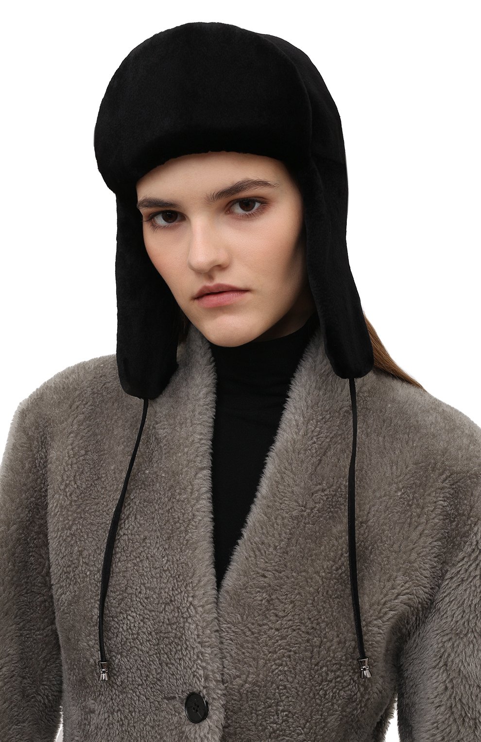 Меховая шапка-ушанка из норки VICTORIA KUSENKOVA, арт. 091510002093, фото 2