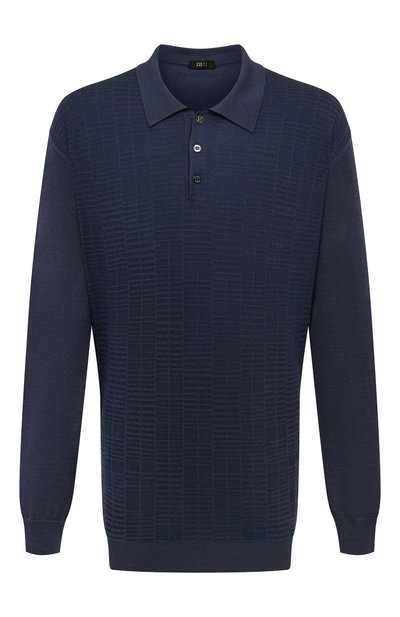 Мужская поло из шерсти и шелка ZILLI, арт. KBP001M0230VSQA00/64