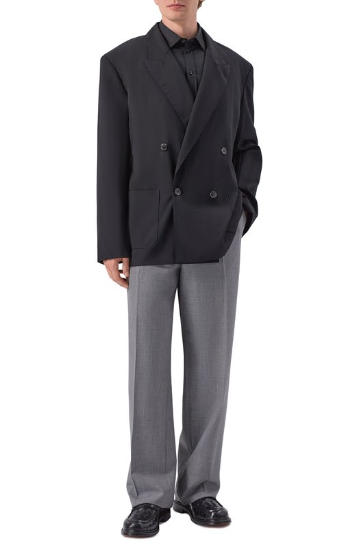 Хлопковая рубашка Moschino A0225/7035 Чёрный  A0225/7035 Фото 2