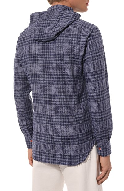 Рубашка из шерсти и шелка KITON, арт. UMCMARK0643C, фото 4