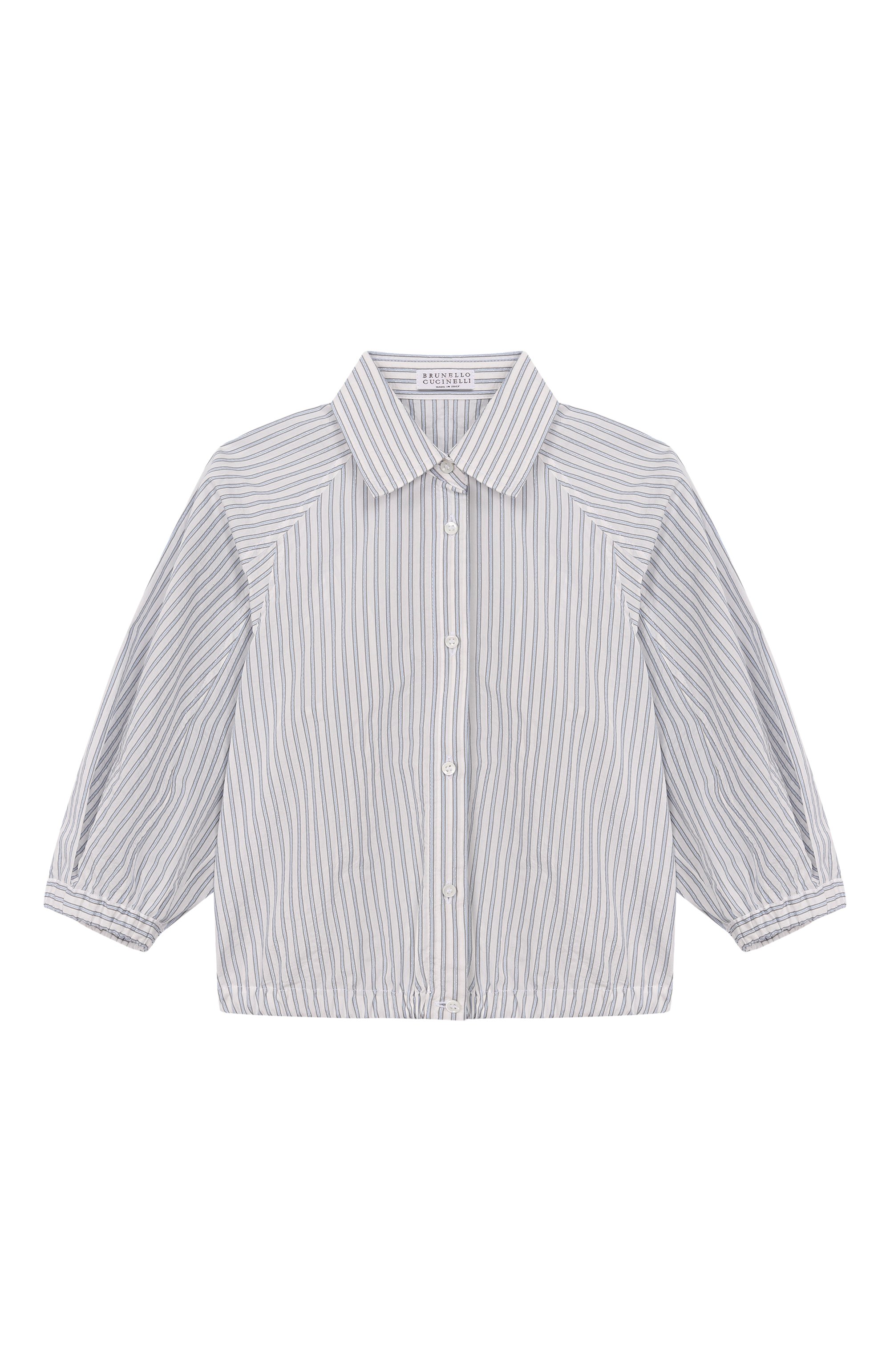 Хлопковая рубашка BRUNELLO CUCINELLI, арт. BL110C863A, фото 1