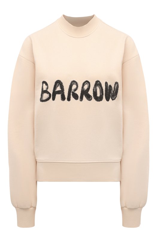 Хлопковый свитшот Barrow F4BWW0SW107 Бежевый F4BWW0SW107