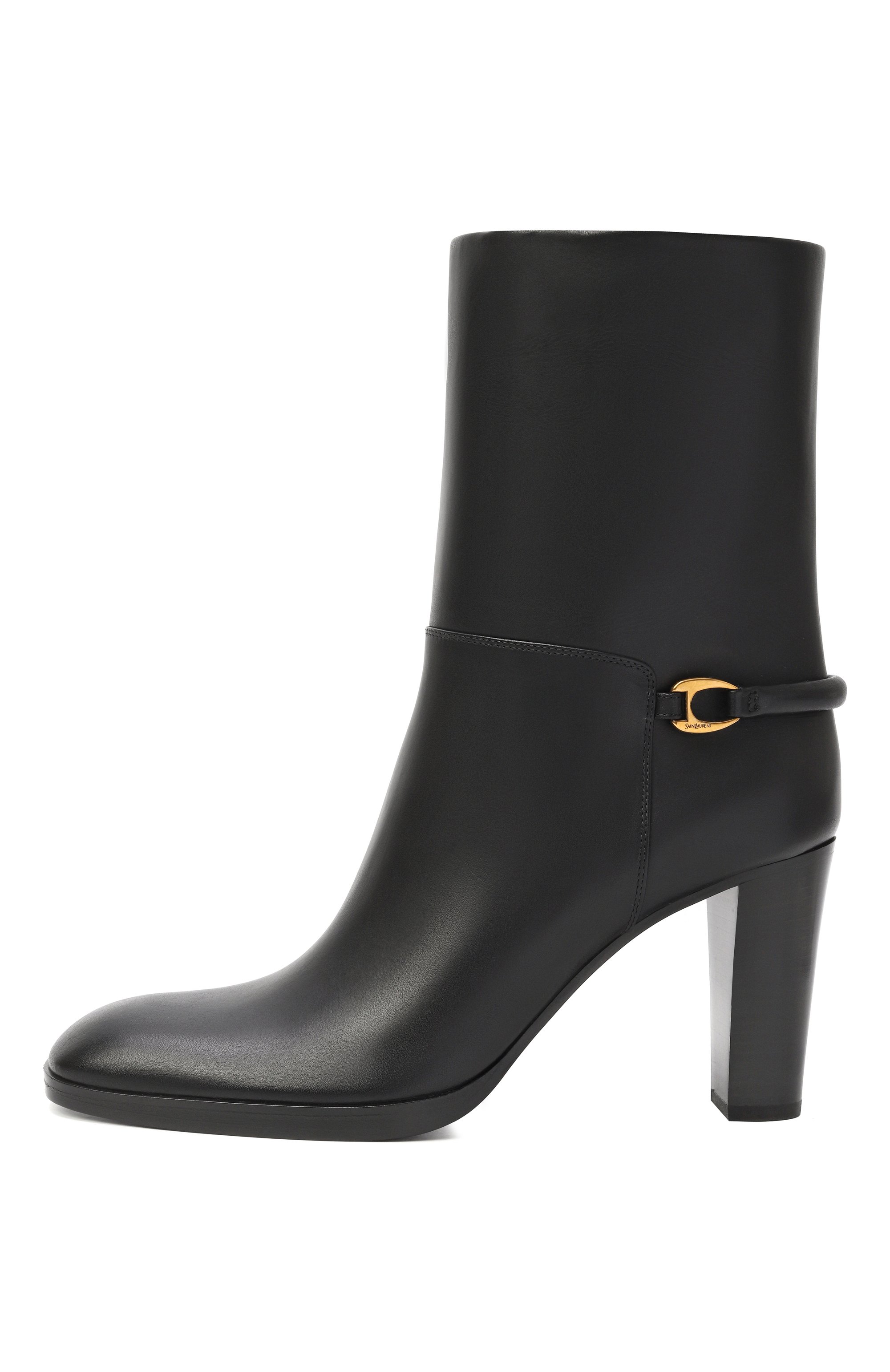 Кожаные ботильоны sulpice 80 SAINT LAURENT, арт. 841573/28N00, фото 4