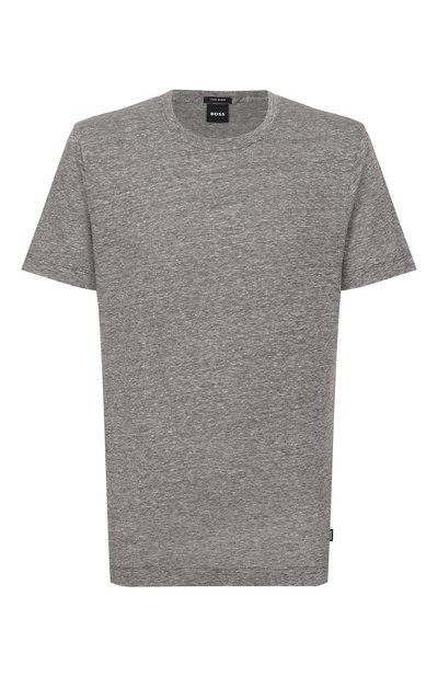 Мужская футболка изо льна и хлопка BOSS, арт. 50559163