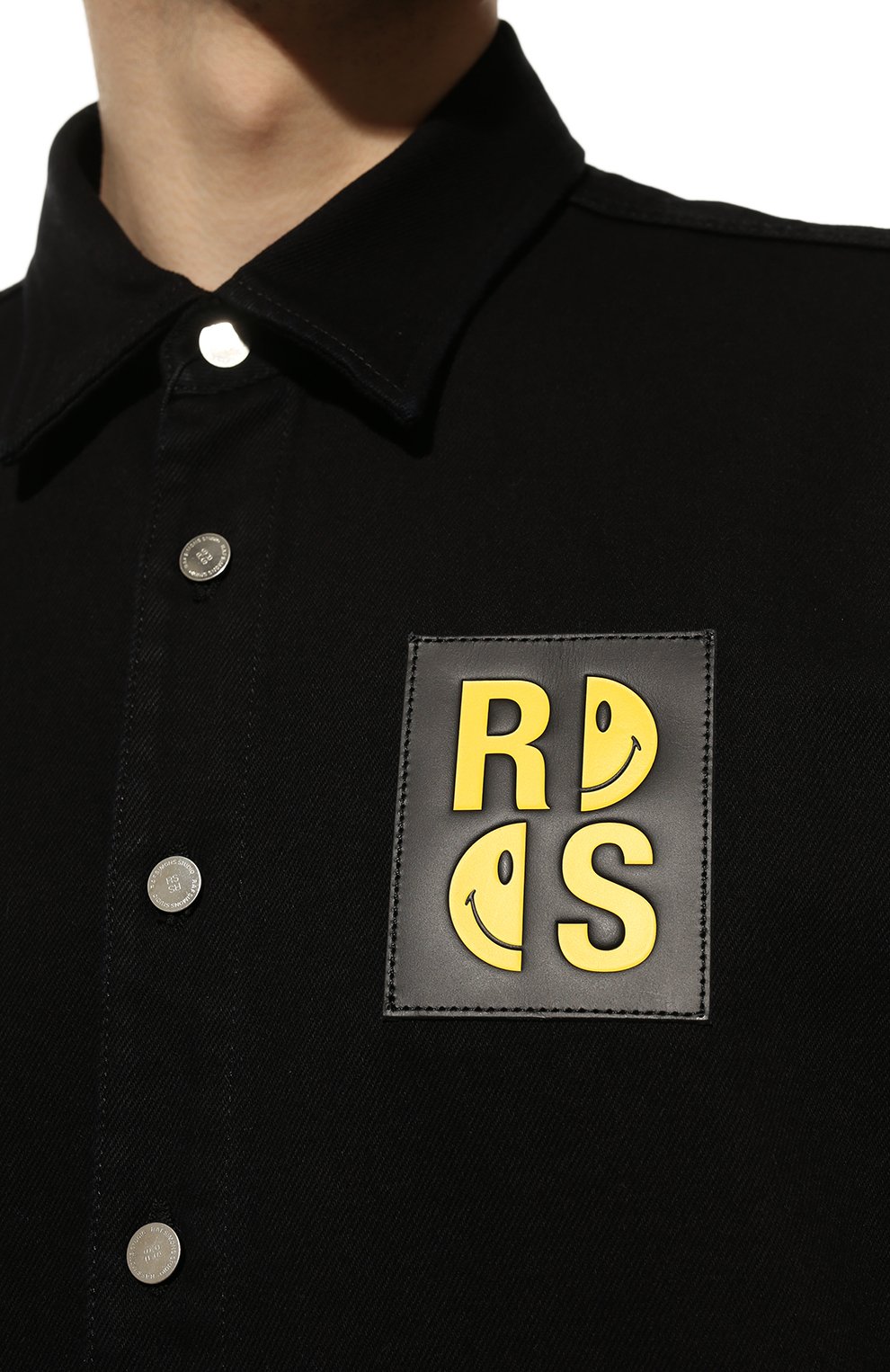 Джинсовая рубашка raf simons x smiley RAF SIMONS, арт. 224-M242-11000, фото 5