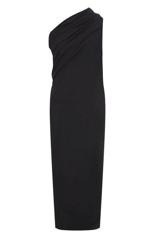 Шерстяное платье Rick Owens RP02E4541/WA Чёрный RP02E4541/WA