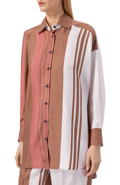 Шелковая рубашка KITON, арт. D51402K0999G08, фото 3