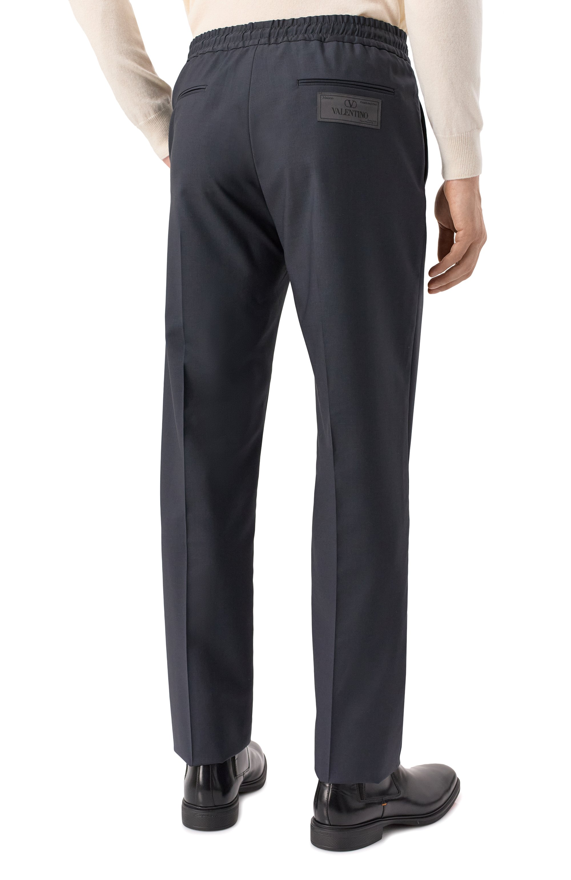 Шерстяные брюки VALENTINO, арт. 5V3RB52225S, фото 4