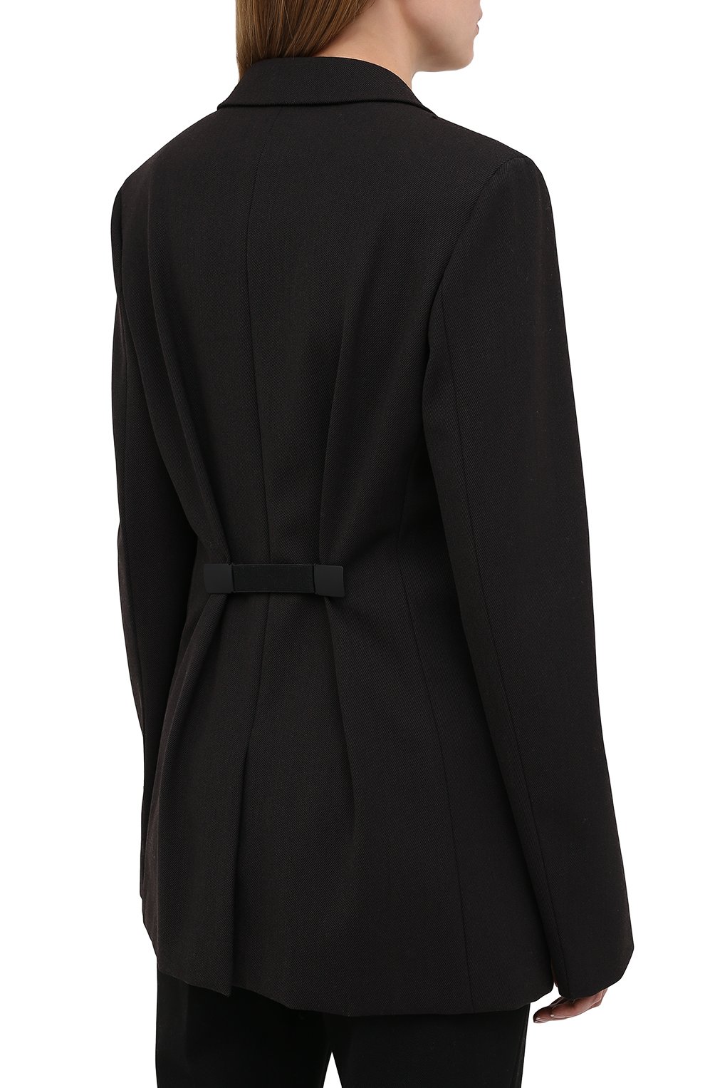 Жакет BOTTEGA VENETA темно-коричневого цвета по цене 179500 руб., арт. 636453/V02W0, фото 4 Жакет BOTTEGA VENETA, арт. 636453/V02W0, фото 4