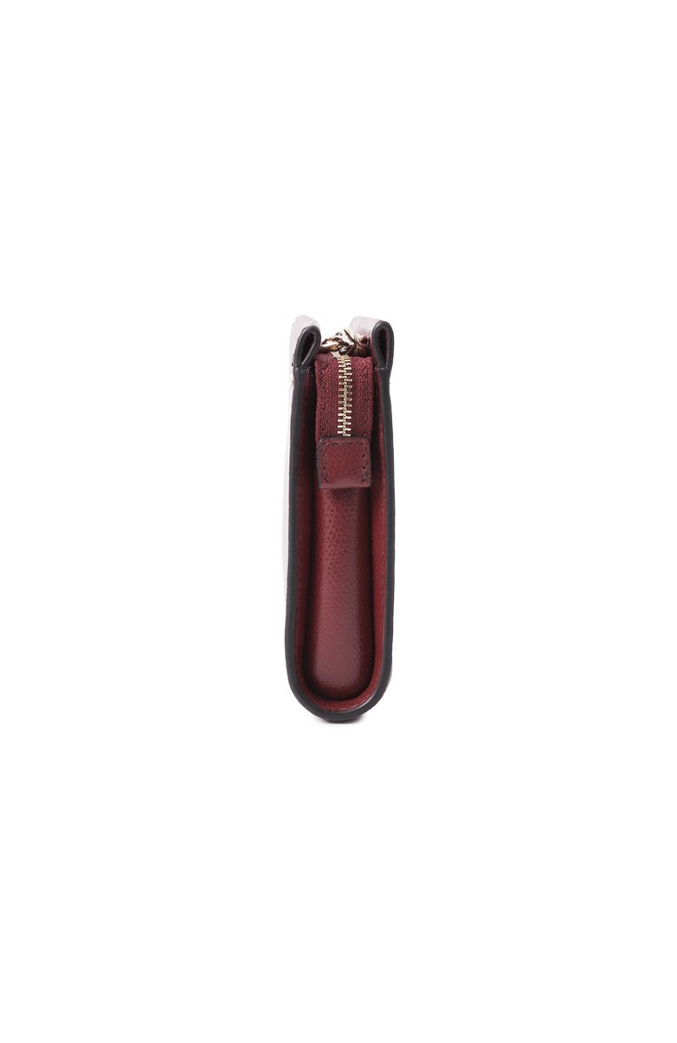 Женская сумка furla camelia FURLA бордового цвета, арт. WE00528/ARE000 | Фото 4 (Драгоценные камни: Проставлено; Размер: small; Материал: Натуральная кожа; Материал сплава: Проставлено; Ремень/цепочка: На ремешке)