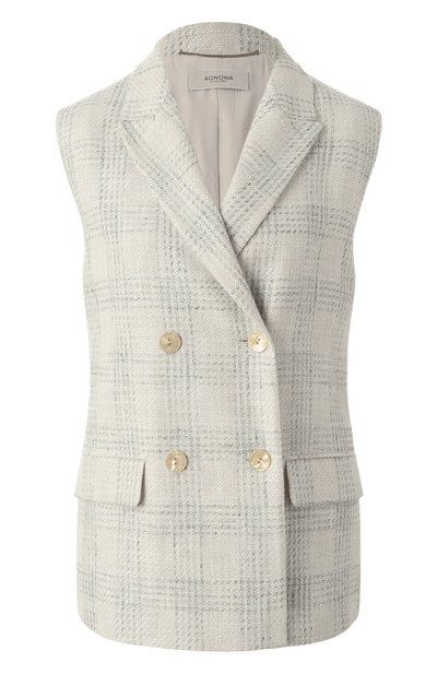 Женский твидовый жилет AGNONA, арт. TX0807/Q3001
