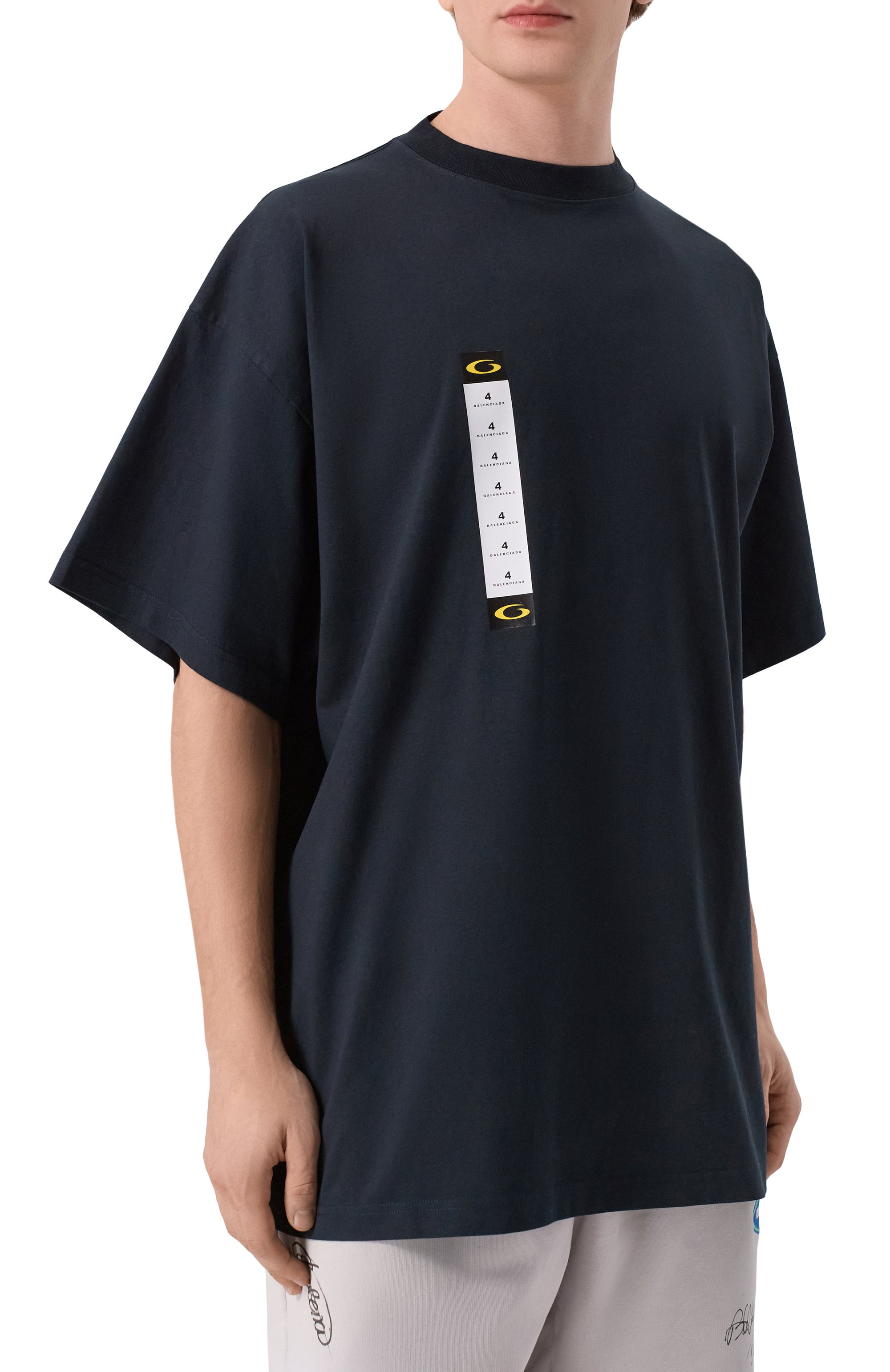 Хлопковая футболка BALENCIAGA, арт. 831305/TSVQ3, фото 3