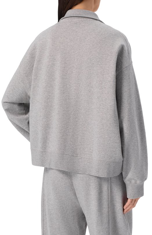 Хлопковый анорак Ganni A1060029 Серый  A1060029 Фото 4