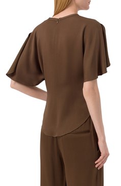 Атласный топ ISABEL MARANT, арт. HT0568FA/C1J04I, фото 4