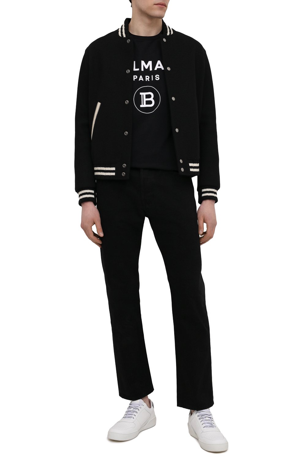 Хлопковая футболка BALMAIN, арт. VH0EF000/B029, фото 2