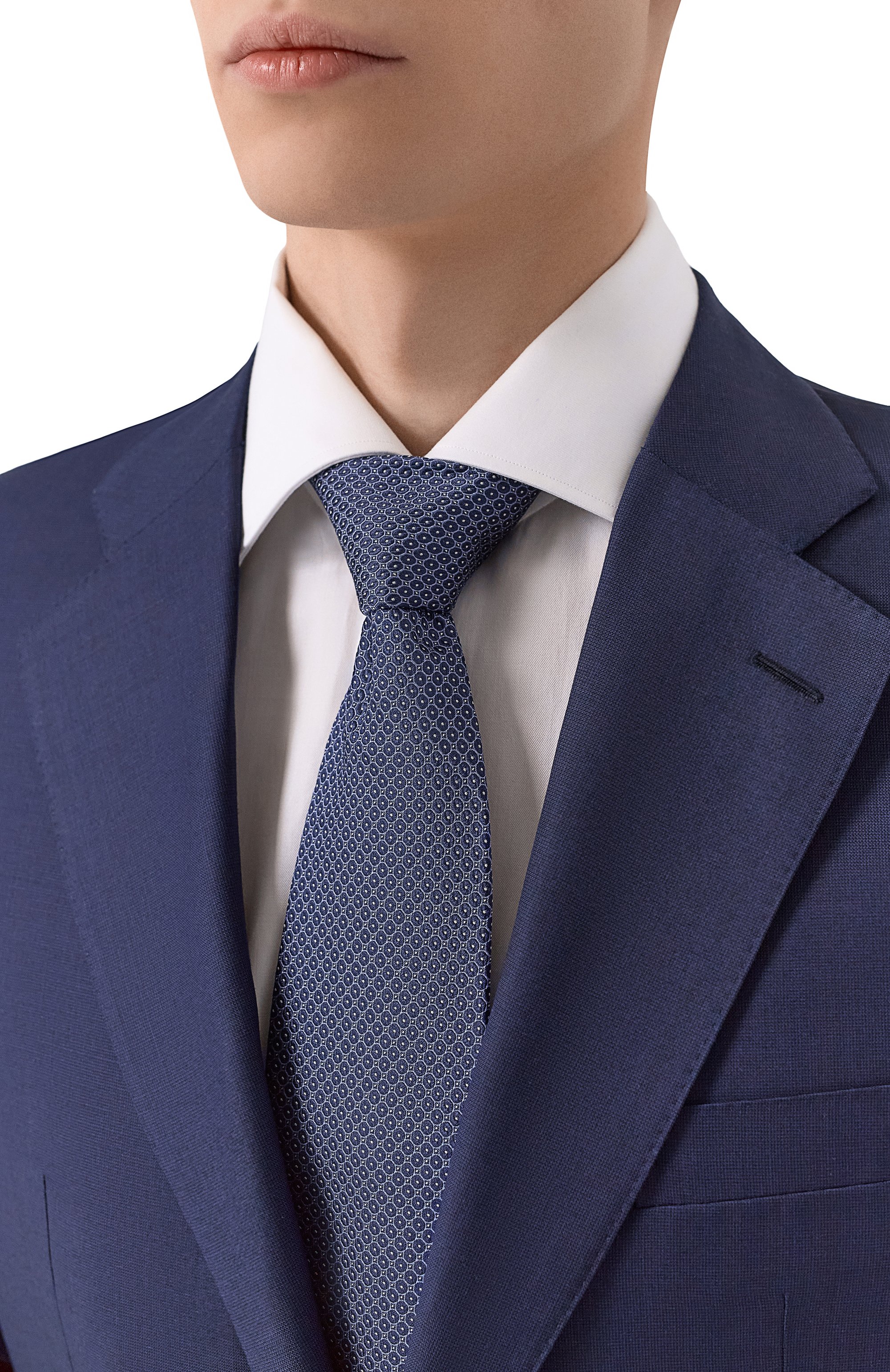 Шелковый галстук CORNELIANI, арт. 25U302-2520304, фото 2