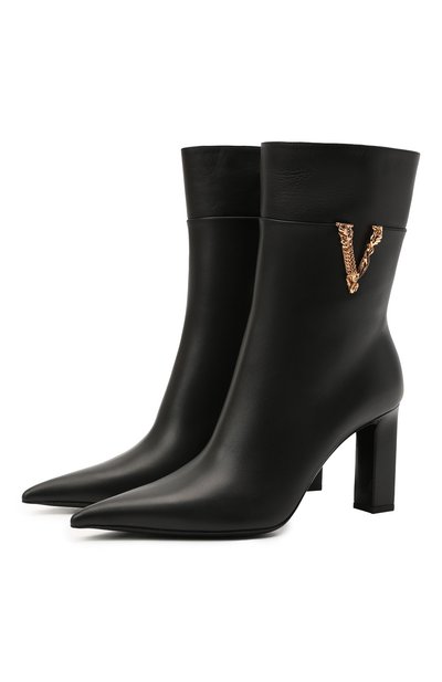 Женские кожаные ботильоны virtus VERSACE, арт. 1000837/1A00673