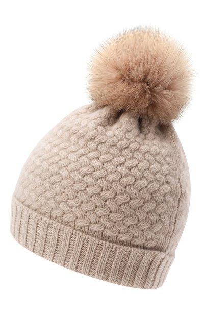 Кашемировая шапка GIORGETTI CASHMERE бежевого цвета по цене 16050 руб., арт. MB1825/8A, фото 2 Кашемировая шапка GIORGETTI CASHMERE, арт. MB1825/8A, фото 2