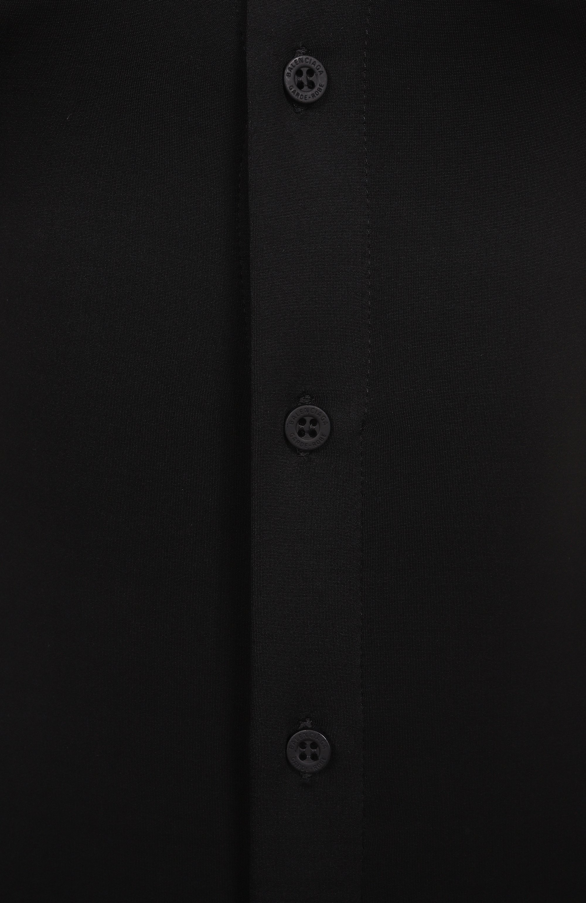 Платье из вискозы BALENCIAGA черного цвета по цене 174000 руб., арт. 814142/TQV46, фото 6 Платье из вискозы BALENCIAGA, арт. 814142/TQV46, фото 6