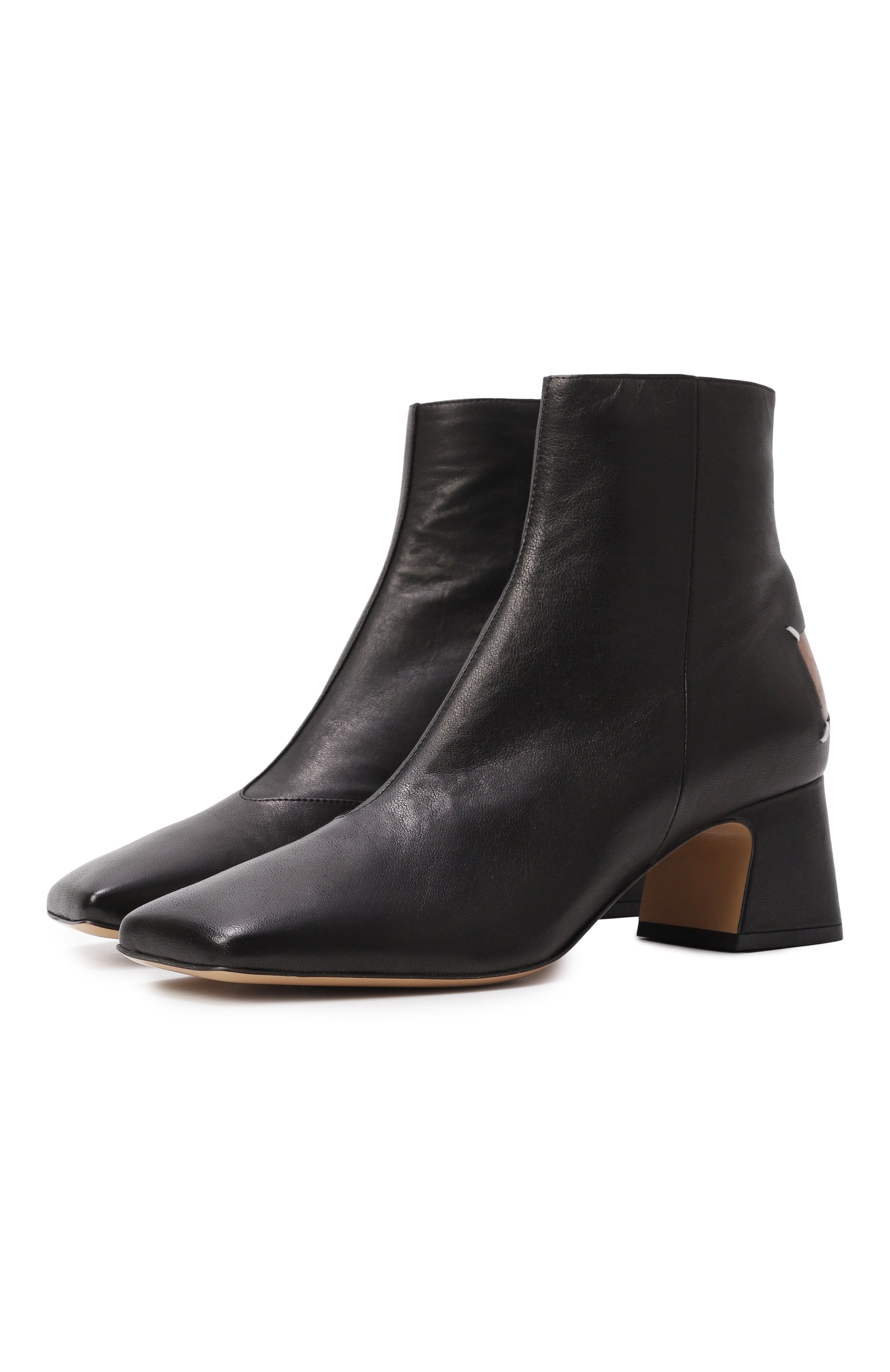 Кожаные ботильоны MAISON MARGIELA, арт. S58WU0393/P3753, фото 1