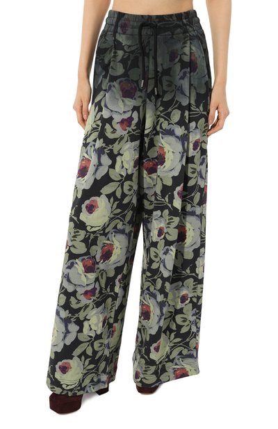 Хлопковые брюки DRIES VAN NOTEN, арт. 232-011131-7643, фото 3