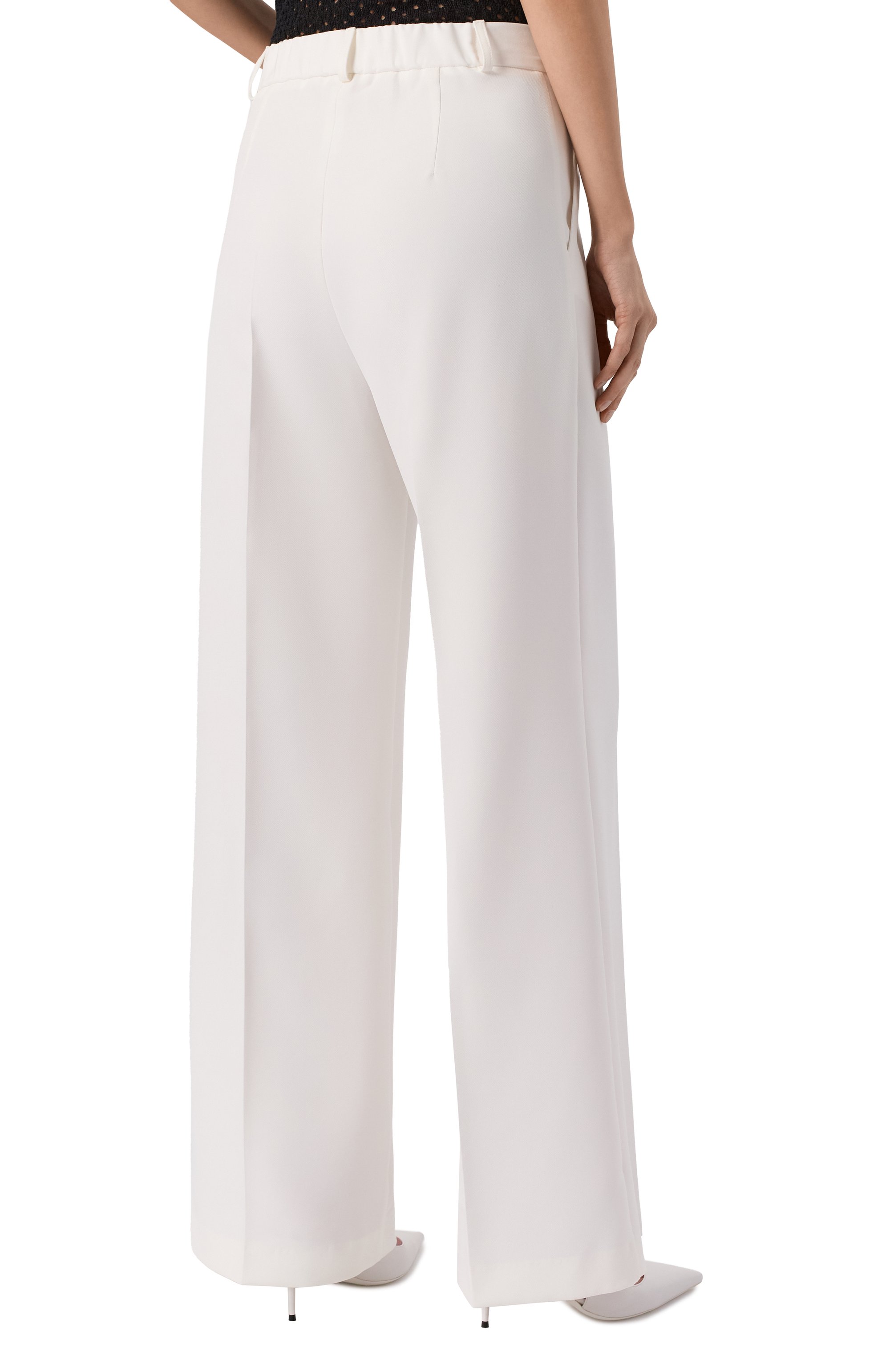 Брюки из вискозы SEVEN LAB белого цвета по цене 23100 руб., арт. SPV1.18.100.505, фото 4 Брюки из вискозы SEVEN LAB, арт. SPV1.18.100.505, фото 4