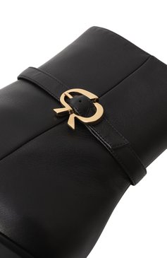 Женские кожаные ботильоны ribbon dumont 45 GIANVITO ROSSI черного цвета, арт. G73281.45G0M.VGINER0 | Фото 7 (Каблук высота: Средний; Материал внешний: Натуральная кожа; Подошва: Платформа; Материал внутренний: Натуральная кожа; Каблук тип: Устойчивый; Материал утеплителя: Без утеплителя)