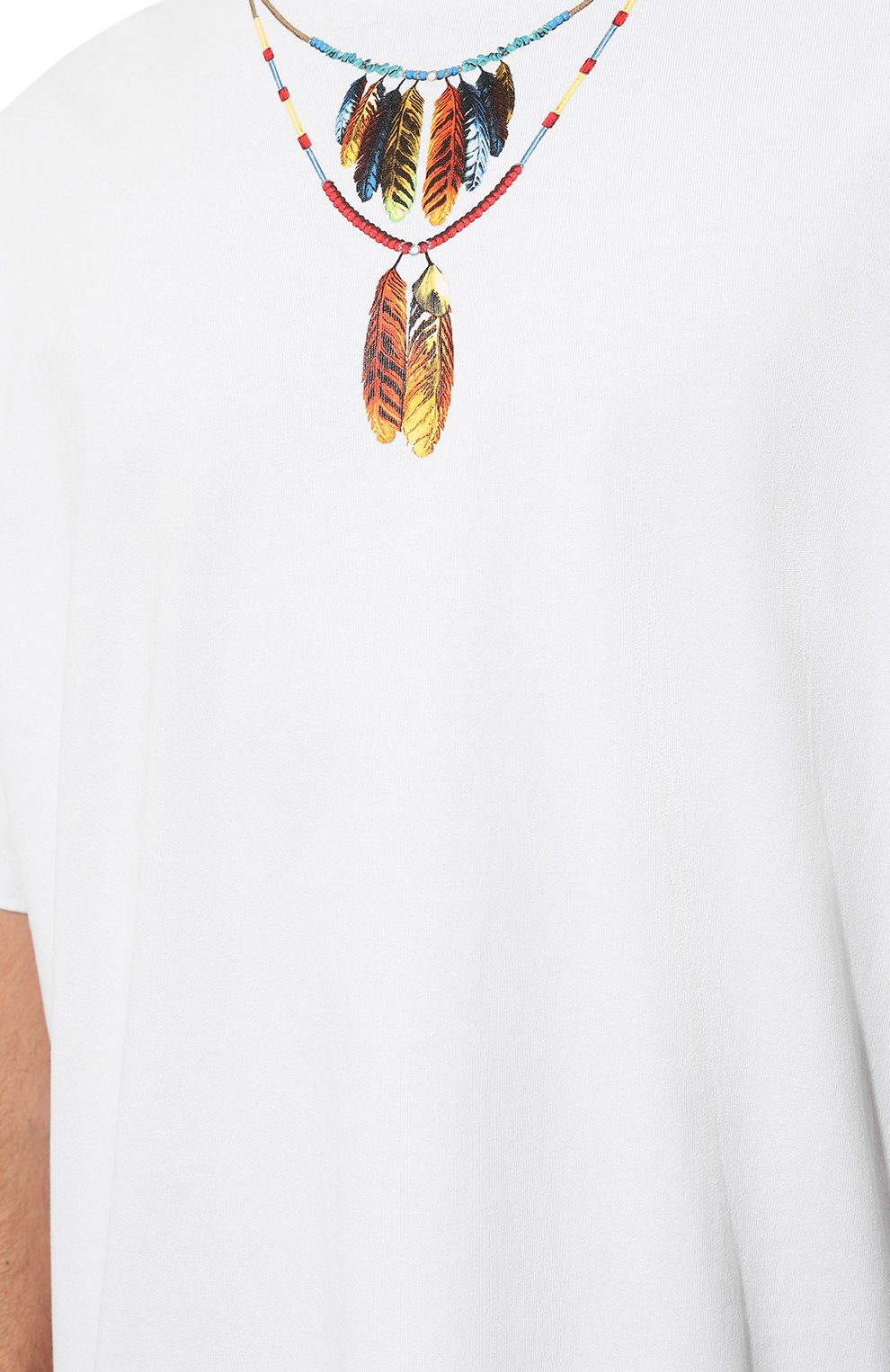 Хлопковая футболка MARCELO BURLON, арт. CMAA054C99JER0020125, фото 5