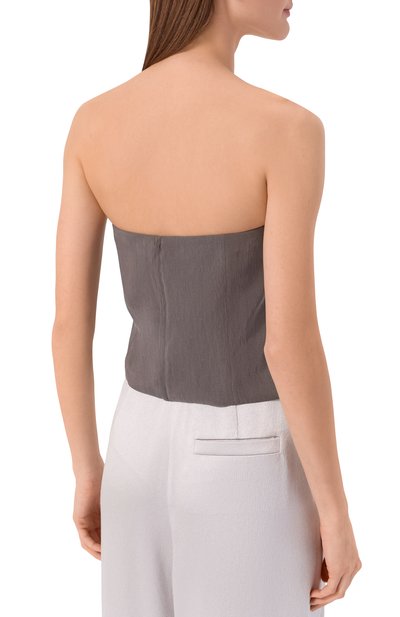 Шелковый топ-бюстье GIORGIO ARMANI, арт. GW002882/TE13824, фото 4