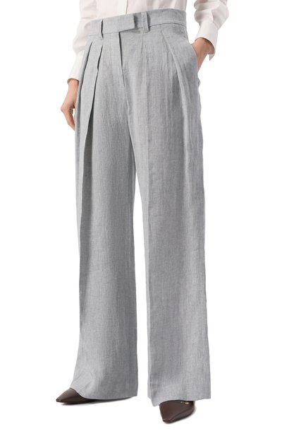 Льняные брюки BRUNELLO CUCINELLI, арт. MH547P8512, фото 3