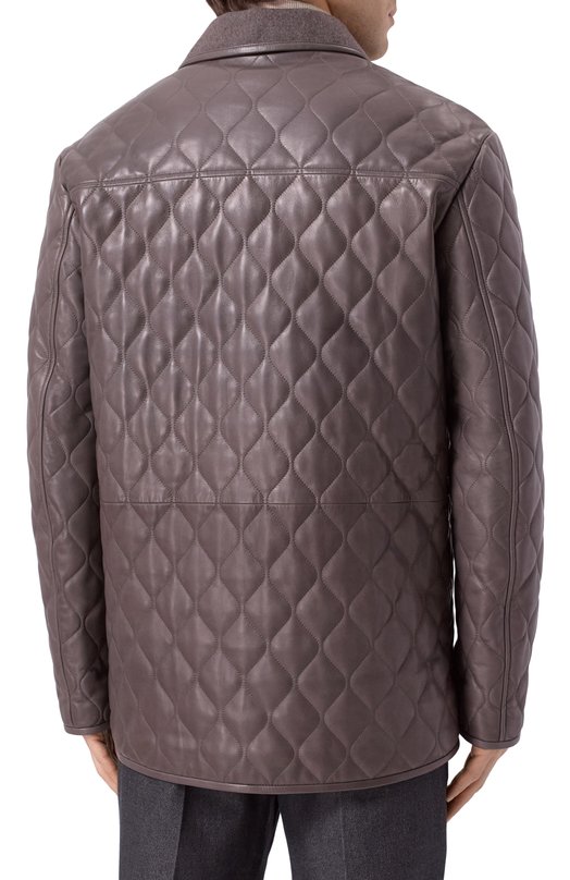 Кожаная куртка MVST M25.1PM.0002/PL0NGE Бежевый  M25.1PM.0002/PL0NGE Фото 4