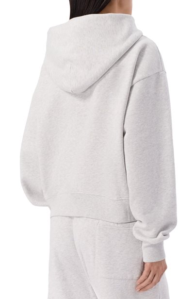 Хлопковая толстовка SPORTY AND RICH серого цвета по цене 38600 руб., арт. ST09473001GY03, фото 4 Хлопковая толстовка SPORTY AND RICH, арт. ST09473001GY03, фото 4