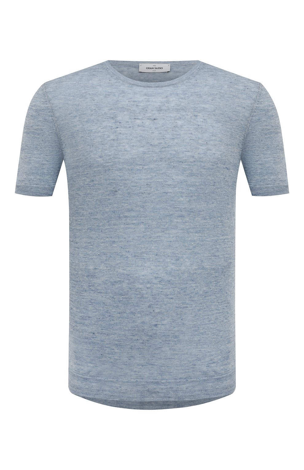 Льняной джемпер GRAN SASSO серо-голубого цвета по цене 19950 руб., арт. 57177/24801, фото 1 Льняной джемпер GRAN SASSO, арт. 57177/24801, фото 1