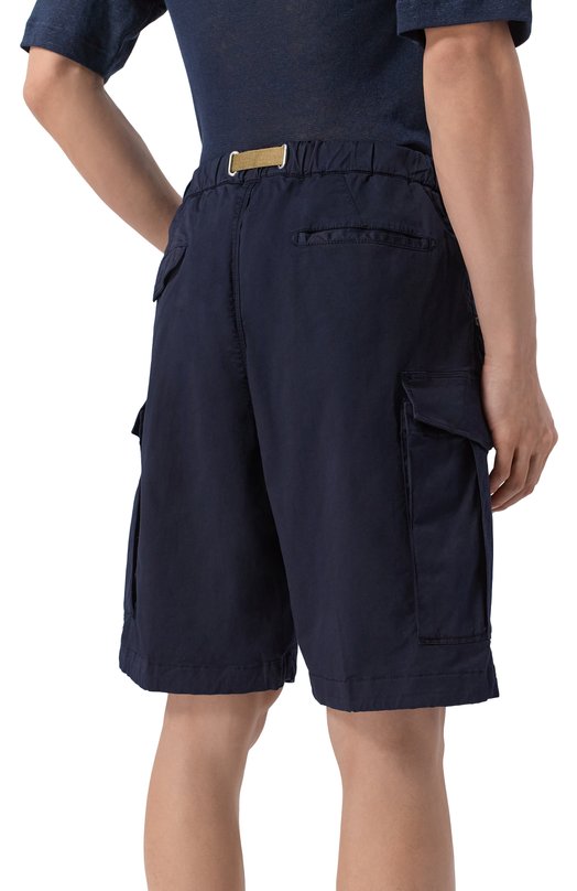 Хлопковые шорты White Sand 26SU59/83 Синий  26SU59/83 Фото 4