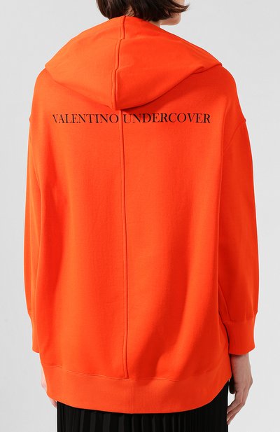 Хлопковое худи VALENTINO, арт. SB0MF03S4WM, фото 4