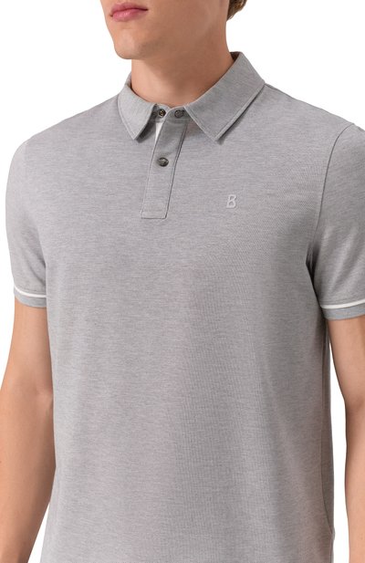 Поло BOGNER серого цвета по цене 17100 руб., арт. 58102727, фото 5 Поло BOGNER, арт. 58102727, фото 5