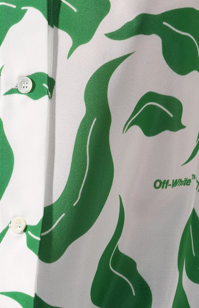 Рубашка из смеси вискозы и шелка OFF-WHITE, арт. 0WGA069R20H150900140, фото 5