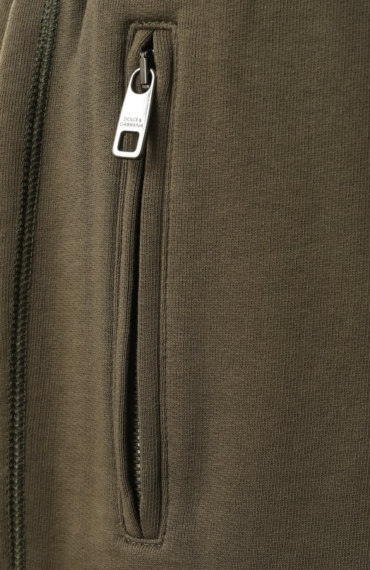 Хлопковые шорты Dolce & Gabbana GVB7HT/G7F2G Хаки  GVB7HT/G7F2G Фото 6