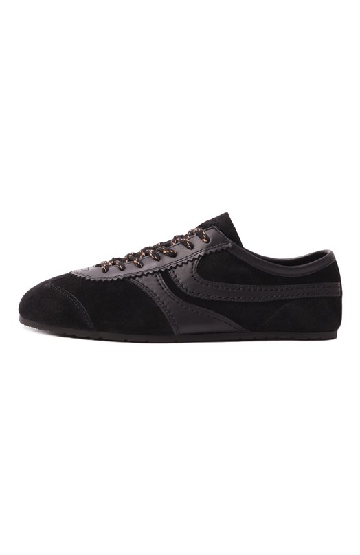 Кожаные кеды Dries Van Noten 011722-126-900 Чёрный  011722-126-900 Фото 4