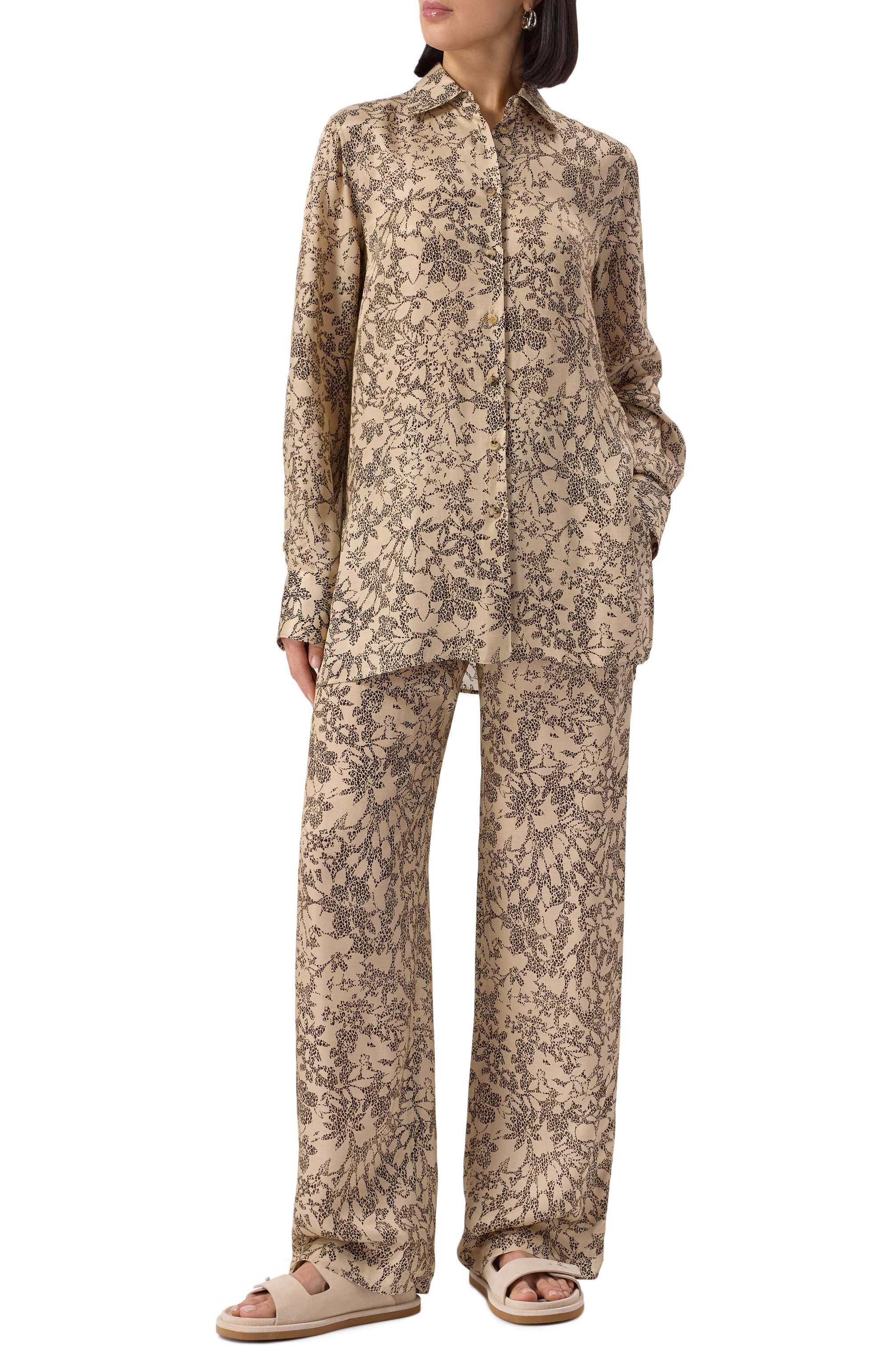 Рубашка из вискозы и шелка GOLDEN GOOSE DELUXE BRAND, арт. GWP02263.P001913, фото 2