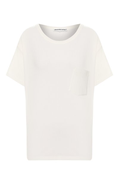 Женская хлопковая футболка ALEXANDERWANG.T, арт. 4CC1201075