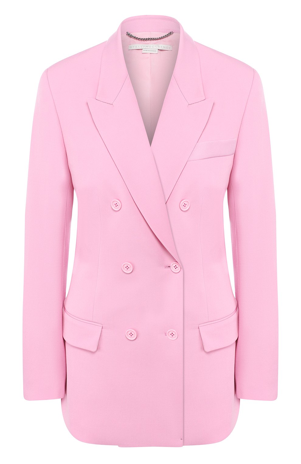Шерстяной жакет STELLA MCCARTNEY розового цвета по цене 170500 руб., арт. 470095/SMB12, фото 1 Шерстяной жакет STELLA MCCARTNEY, арт. 470095/SMB12, фото 1
