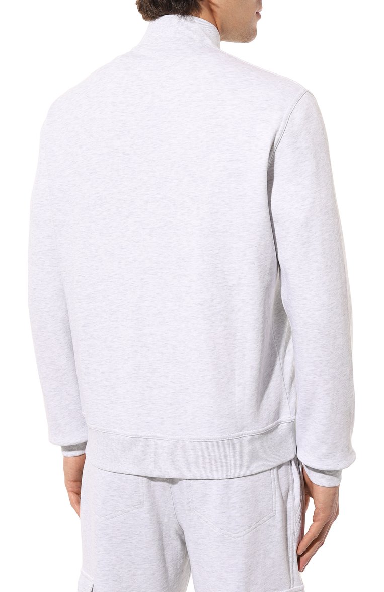 Хлопковая толстовка BRUNELLO CUCINELLI, арт. M0T359072G, фото 4