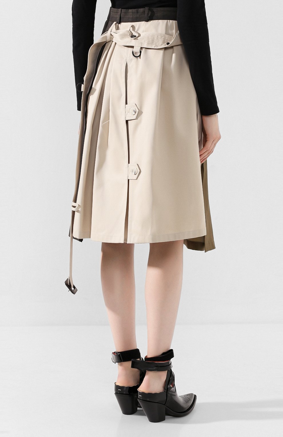 Шерстяная юбка MAISON MARGIELA, арт. S51MA0366/STN899, фото 4