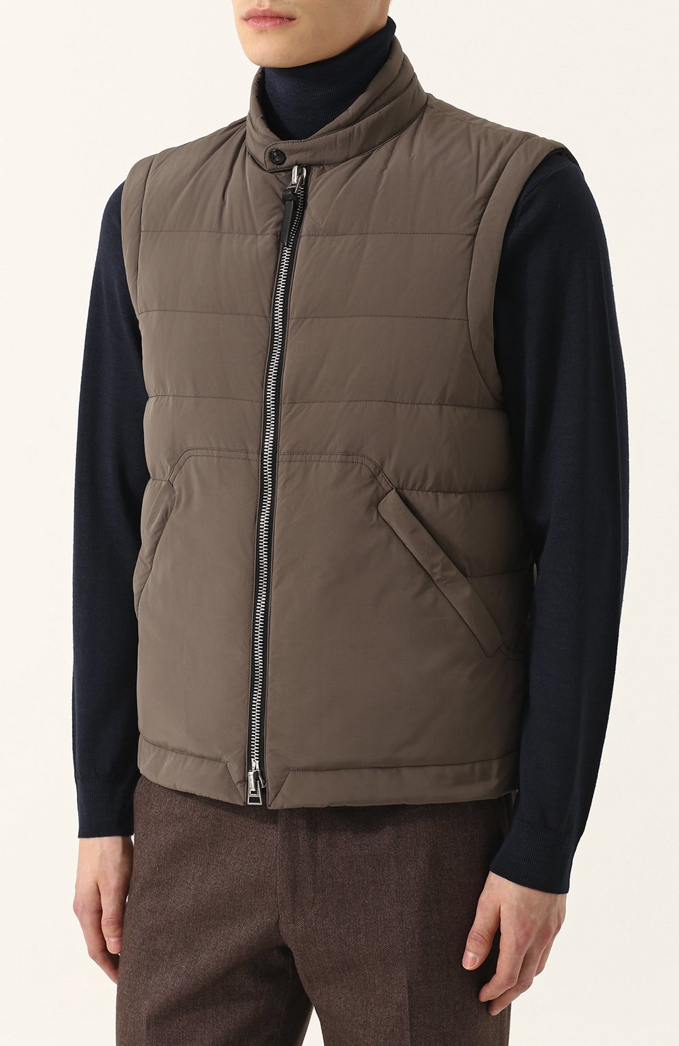 Пуховый стеганый жилет на молни и TOM FORD, арт. BN097/TF0383, фото 3