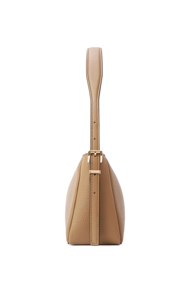 Женская сумка moore medium MICHAEL MICHAEL KORS бежевого цвета, арт. 32R5G90C6L | Фото 4 (Материал: Натуральная кожа; Материал сплава: Проставлено; Драгоценные камни: Проставлено; Размер: medium)