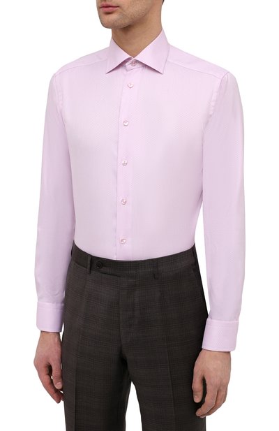 Хлопковая сорочка ETON розового цвета по цене 19850 руб., арт. 1000 01280, фото 3 Хлопковая сорочка ETON, арт. 1000 01280, фото 3